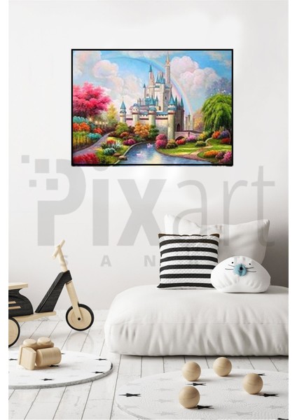 Disney Şato PixArt Sanat Elmas Mozaik Tablo Diamond Türkiye 61*61
