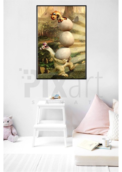 Buz Devri Sid PixArt Sanat Elmas Mozaik Tablo Diamond Türkiye 40*60