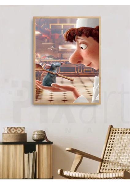 Ratatuy Alfredo Linguini ve Remy PixArt Sanat Elmas Mozaik Tablo Diamond Türkiye 40*60