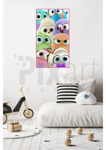 Angry Bird PixArt Sanat Elmas Mozaik Tablo Diamond Türkiye 40*60
