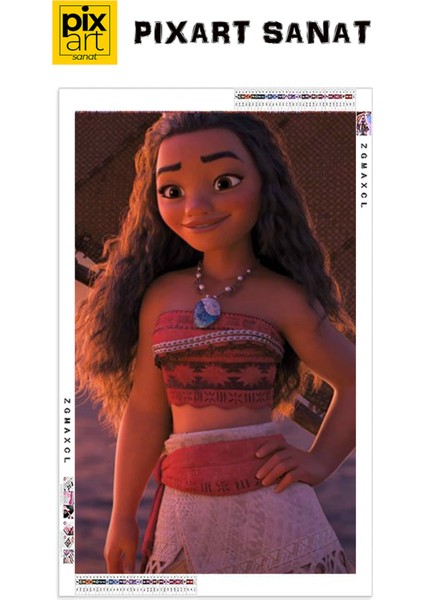 Moana PixArt Sanat Elmas Mozaik Tablo Diamond Türkiye 40*60