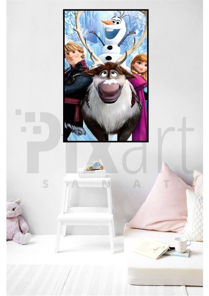 Frozen PixArt Sanat Elmas Mozaik Tablo Diamond Türkiye 40*60