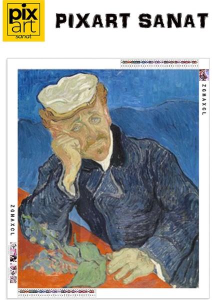 Vincent Van Gogh Dr Paul Gachet PixArt Sanat Elmas Mozaik Tablo Diamond Türkiye 50*35 fırsatları