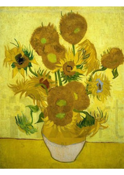 Vincent-van-Gogh-Ayçiçekleri 40x60 Elmas Mozaik Tablo