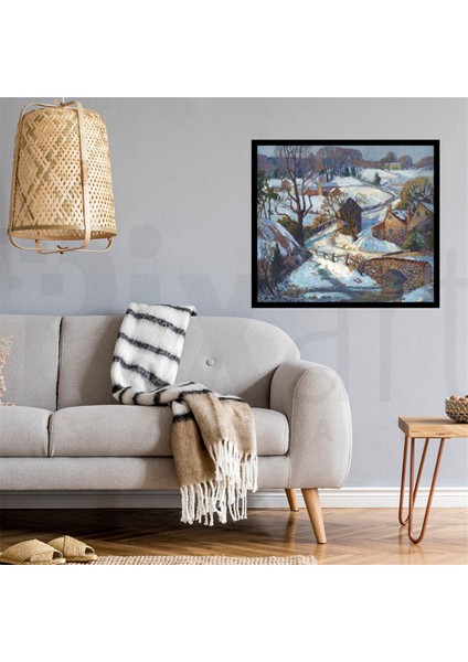 Back Road to Pipersville Fern Coppedge PixArt Sanat Elmas Mozaik Tablo Diamond Türkiye 56*51