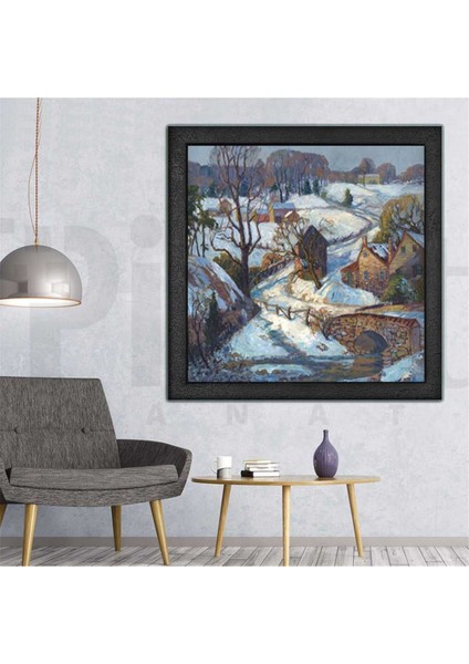 Back Road to Pipersville Fern Coppedge PixArt Sanat Elmas Mozaik Tablo Diamond Türkiye 56*51