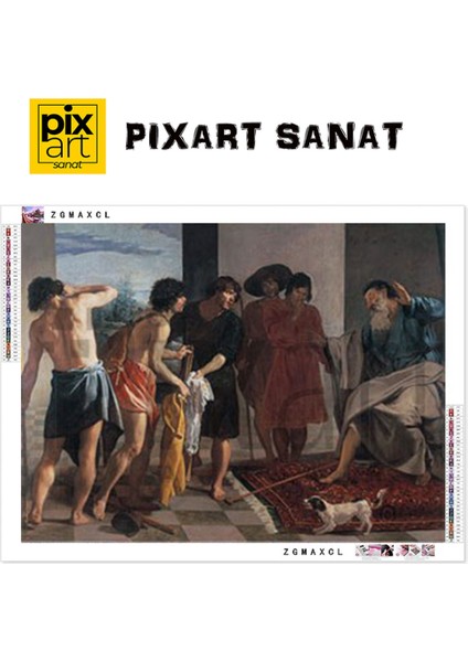Diego Velazquez Joseph'in Tunik PixArt Sanat Elmas Mozaik Tablo Diamond Türkiye 61*61