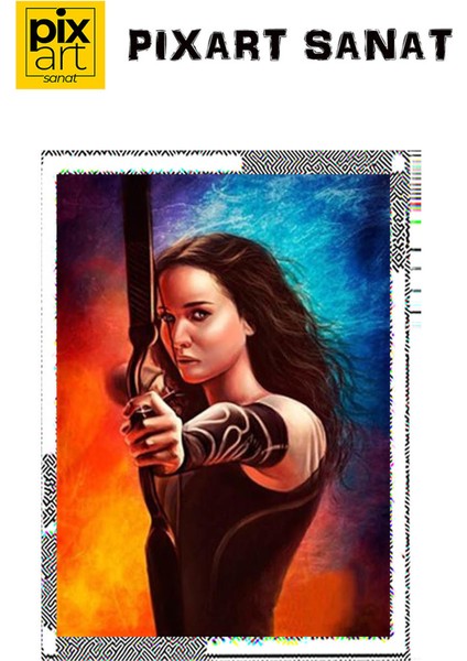 Açlık Oyunları Pixart Sanat Elmas Mozaik Tablo Diamond Türkiye 40 x 56 cm fırsatları