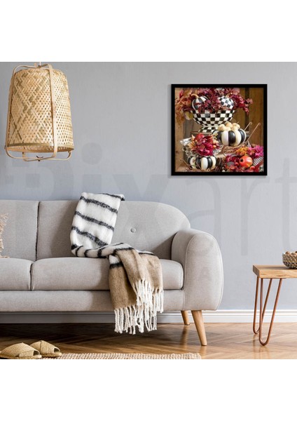 Buket Meyve Pixart Sanat Elmas Mozaik Tablo Diamond Türkiye 50 x 50 cm fiyatları