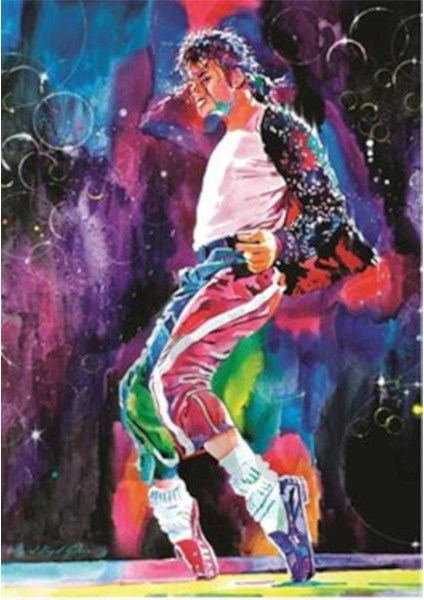 Michael Jackson Elmas Mozaik Tablo Diamond Türkiye 40 x 57 cm