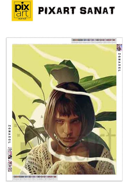 Mutsuz Mathilda 40 x 60 Elmas Mozaik Tablo
