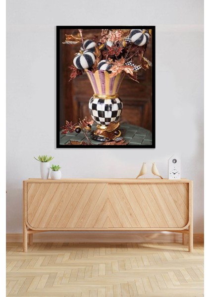 Vazo Mackenzie Pixart Sanat Elmas Mozaik Tablo Diamond Türkiye 41 x 51 cm fiyatları