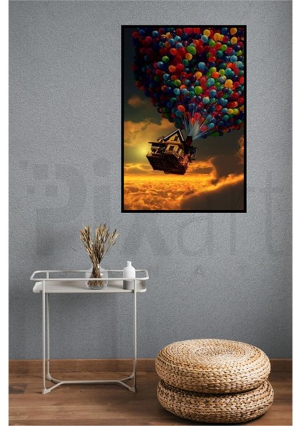 Yukarı Bak Balon Pixart Sanat Elmas Mozaik Tablo Diamond Türkiye 38 x 66 cm fiyatları