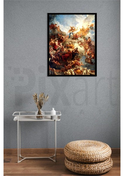 Ronesans Sanati 38 x 69 Elmas Mozaik Tablo
