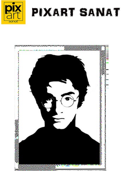 Harry Potter Pixart Sanat Elmas Mozaik Tablo Diamond Türkiye 20 x 30 cm