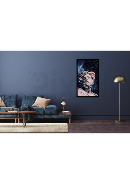 Zeus Ve Gezegenler 40 x 60 Elmas Mozaik Tablo