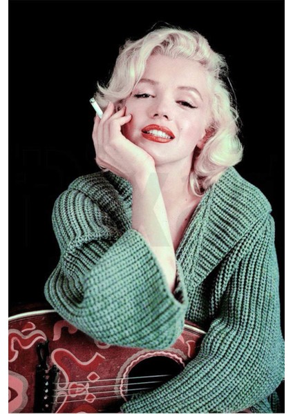 Enstrunman Ve Marilyn Monroe 43 x 74 Elmas Mozaik Tablo
