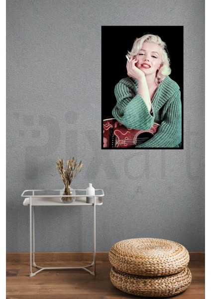 Enstrunman Ve Marilyn Monroe 43 x 74 Elmas Mozaik Tablo
