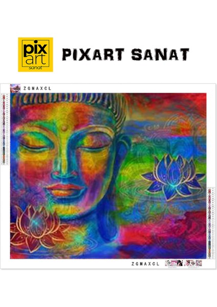 Buda Tablo Pixart Sanat Elmas Mozaik Tablo Diamond Türkiye 46 x 69 cm fırsatları