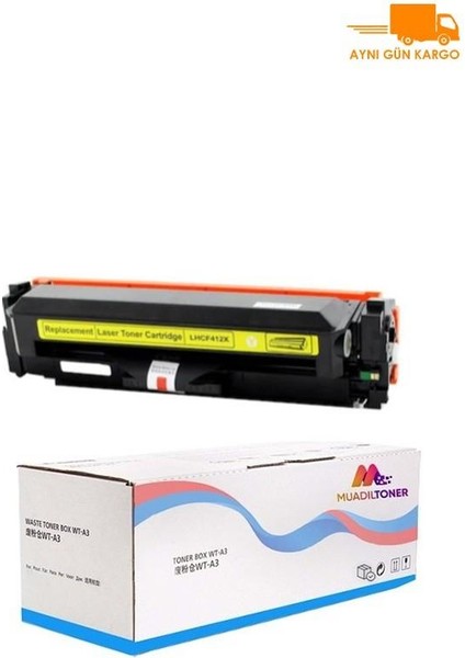 Hp CF412A Uyumlu Sarı Muadil Toner