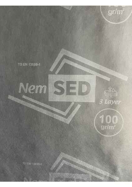 ÇATISER NEMSED WABİS Nemsed 100GR. Çatı Cephe Örtüsü 3 Layer 160M²/RULO TYVEK