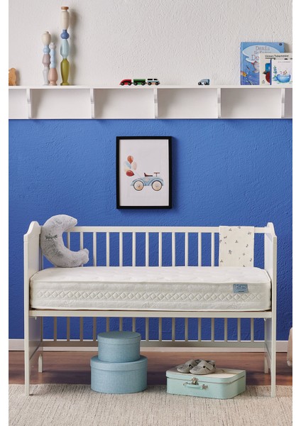 Mini Baby Blue Star Yatak