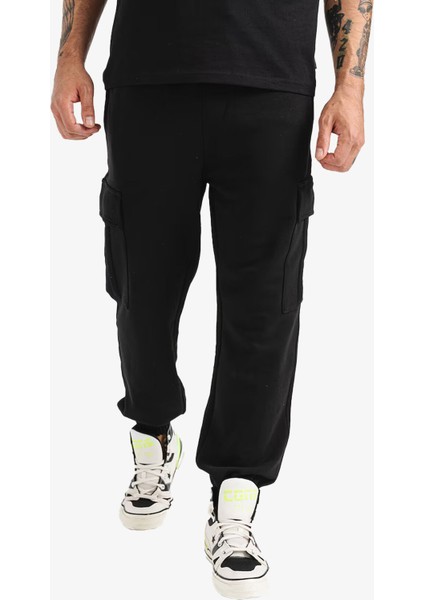 Jpstkane Cargo Erkek Siyah Eşofman Altı 12263074-BLACK