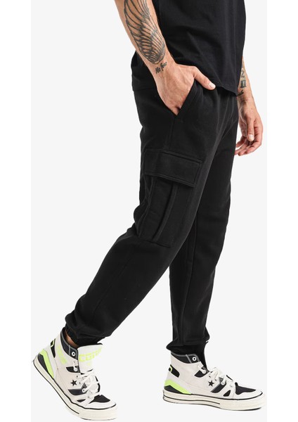 Jpstkane Cargo Erkek Siyah Eşofman Altı 12263074-BLACK