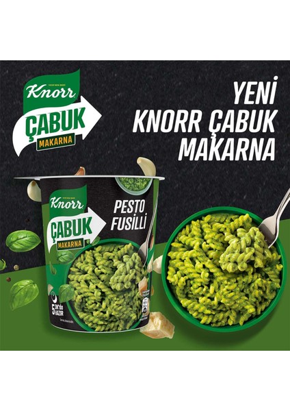 Çabuk Makarna Trüflü Penne 65G X3 + Pesto Fusilli 65G X3