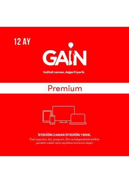 Medya 12 Aylık Premium Abonelik