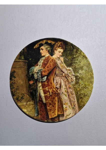 Duvar Dekorasyon Tabağı (Duvara Asılabilir Durumda)(Porselen)