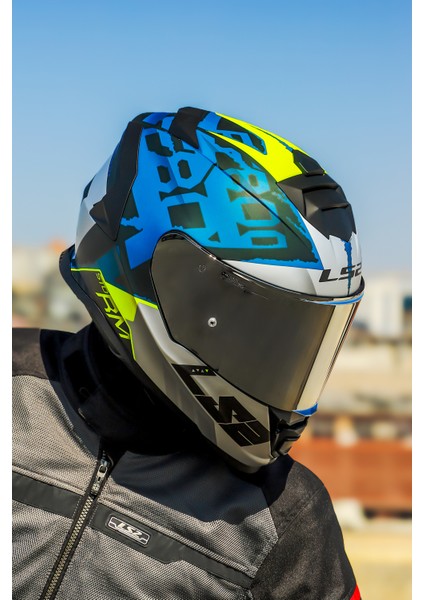 Storm 2 Sprınter Mat Siyah-Gri-Cobalt Kask indirimleri