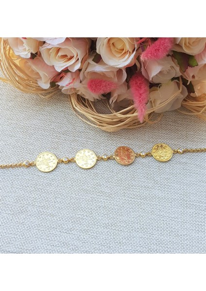 Gümüş Para Bileklik