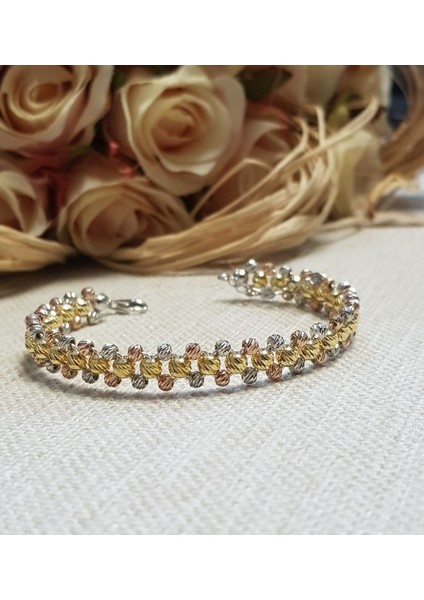 Dorika Örme Gümüş Bilekliik