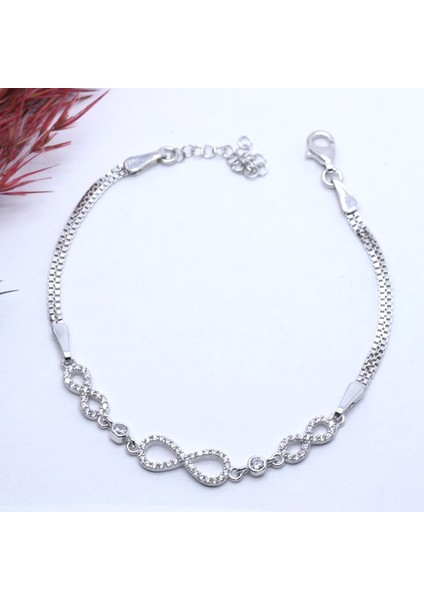 Ithal Sonsuzluk Gümüş Bileklik