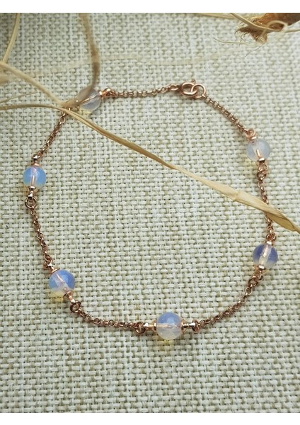 Ay Taşı Taşlı Bayan Bileklik