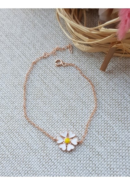 Gümüş Papatya Bileklik