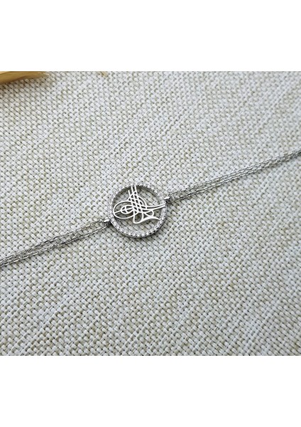 Tuğra Gümüş Bileklik