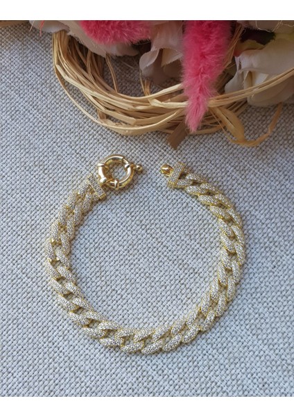 Altın Kaplama Uzay Yolu Gümüş Bileklik