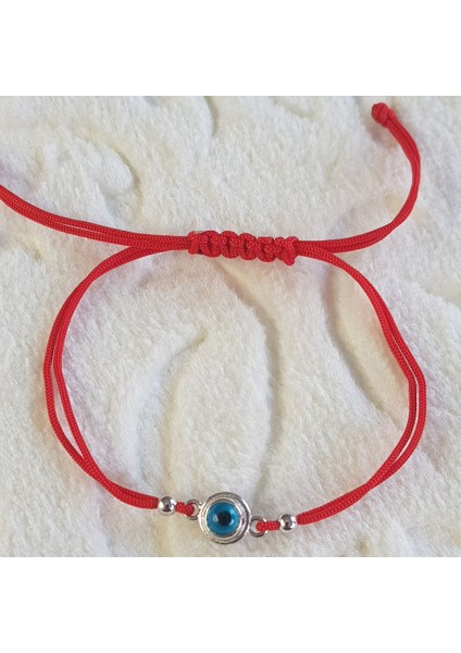 Asansörlü Ipek Ip Göz Gümüş Bileklik