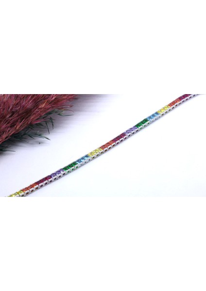 Doğaltaşlı Su Yolu Gümüş Bileklik