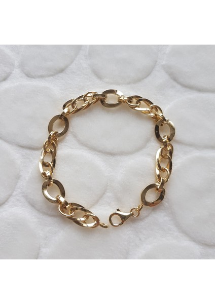 Altın Kaplama Hallov Gümüş Bileklik