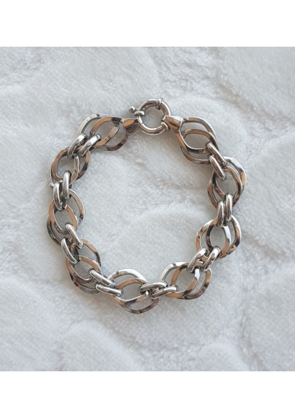 Halkalı Gümüş Bileklik