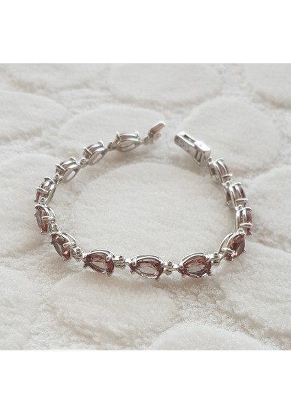 Sultanit Taşlı Gümüş Bileklik