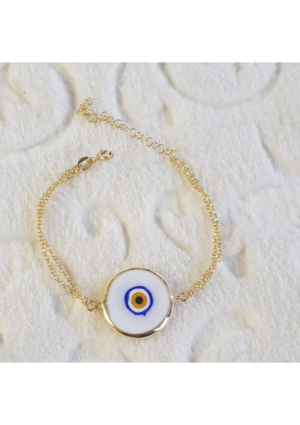 Nazar Boncuğu Gümüş Bileklik
