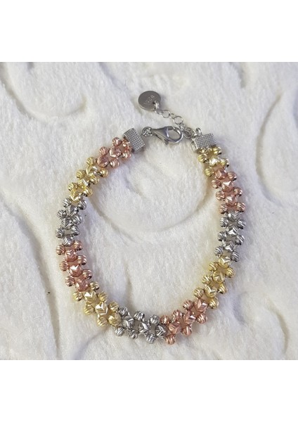 Dorika Örme Gümüş Bileklik