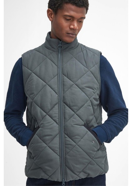 City Chelsea Kapitone Yelek CH71 Charcoal