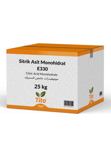 Sitrik Asit Monohidrat E330 25 kg