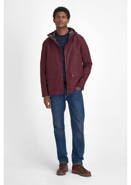 Hooded Domus Ceket RE91 Bordeaux