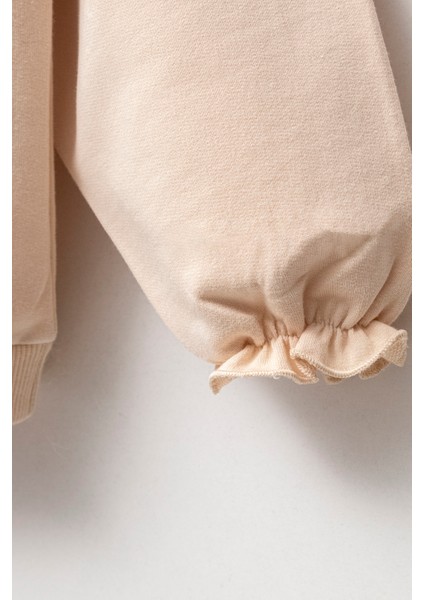 Mevsimlik Uzun Kollu Pamuk Sweat Alt Üst Kız Çocuk Ikili Taytlı Takım 1-4 Yaş modelleri